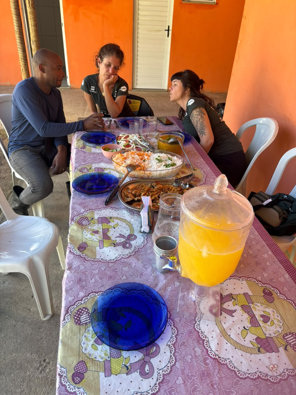 Presidente Rafael em almoço com prestadores de serviço da Transpetro e Petrobras